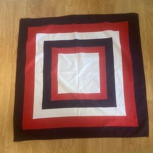 30” Antonelli Roma red white and blue scarf